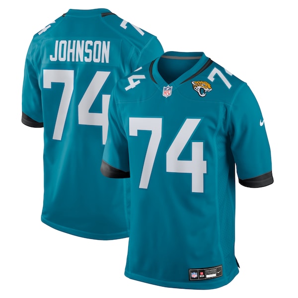 Fred Johnson Jacksonville Jaguars Nike Team Game Jersey -  Teal