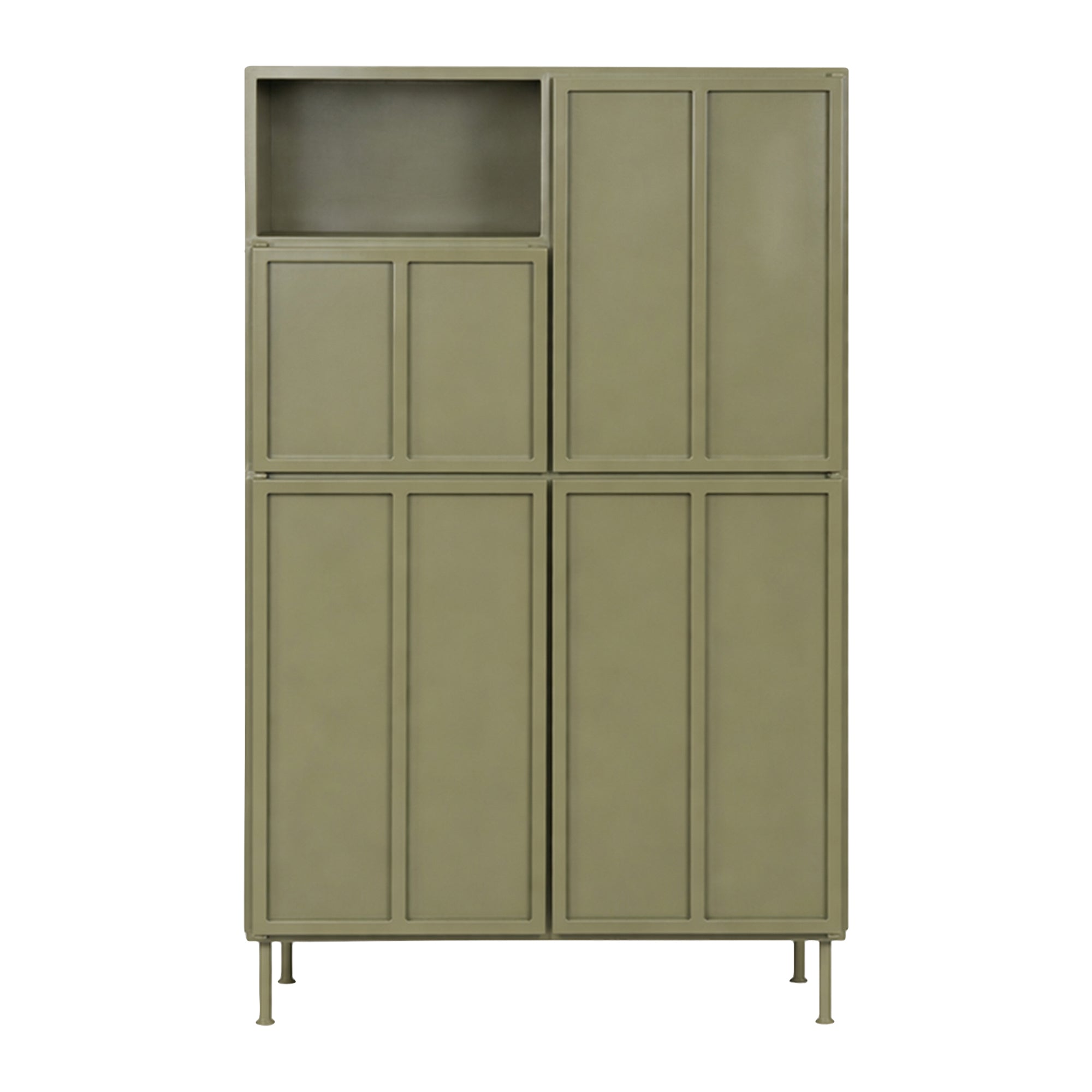 New Routz Ottawa Opbergkast Hoog - Olijfgroen