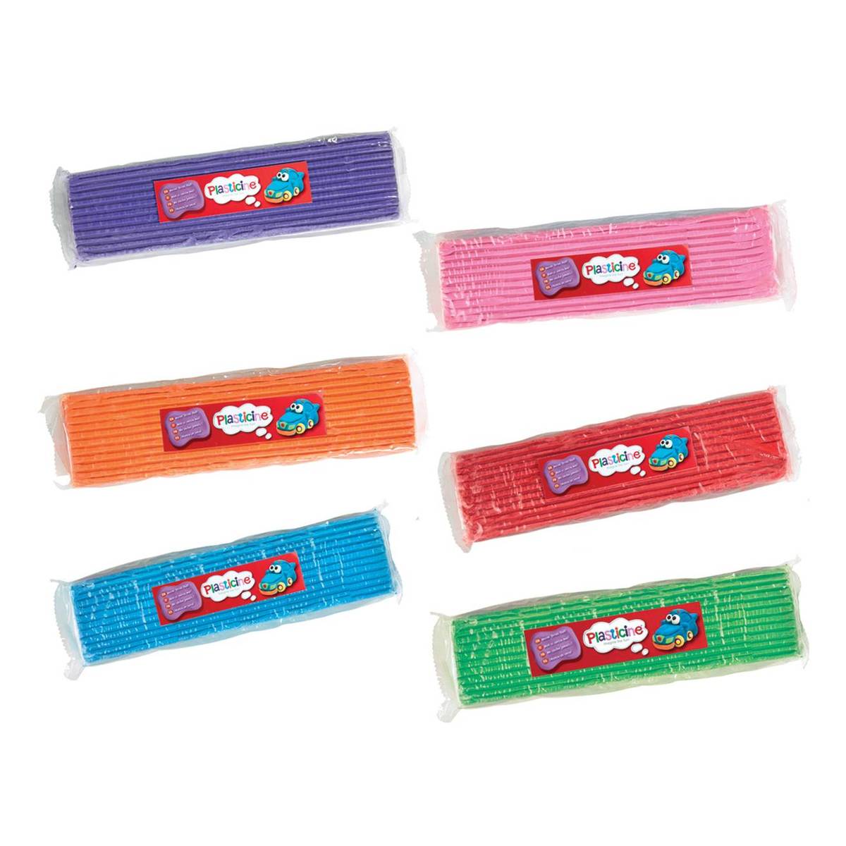 Assorted Plasticine Block 500 g