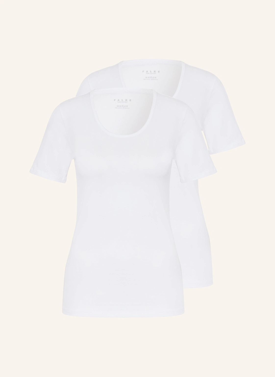 FALKE 2er-Pack T-Shirts DAILY COMFORT