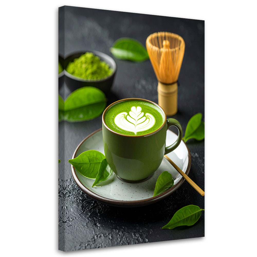 Obraz do kuchni jadalni, Matcha herbata 20x30