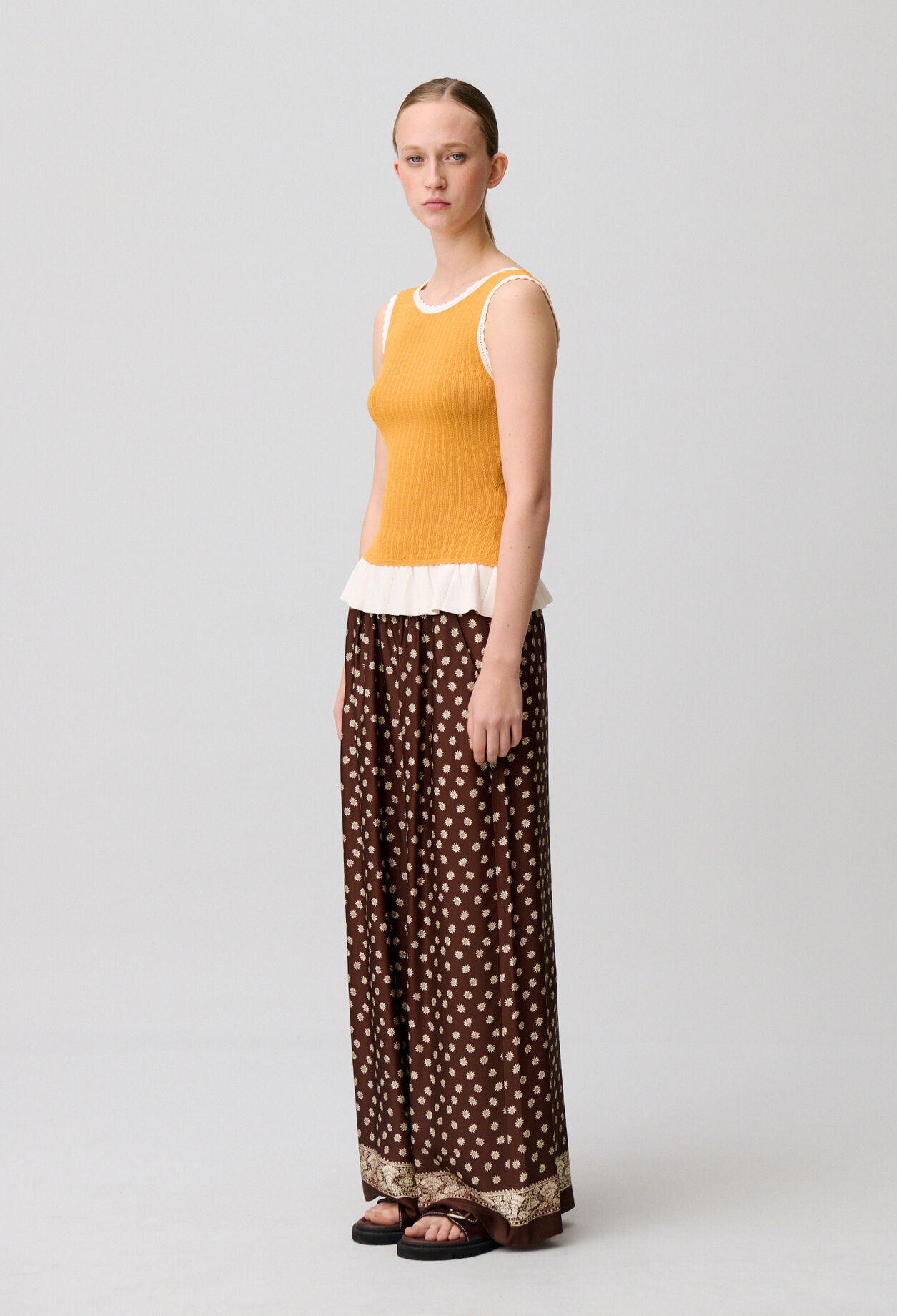 Top maille col rond