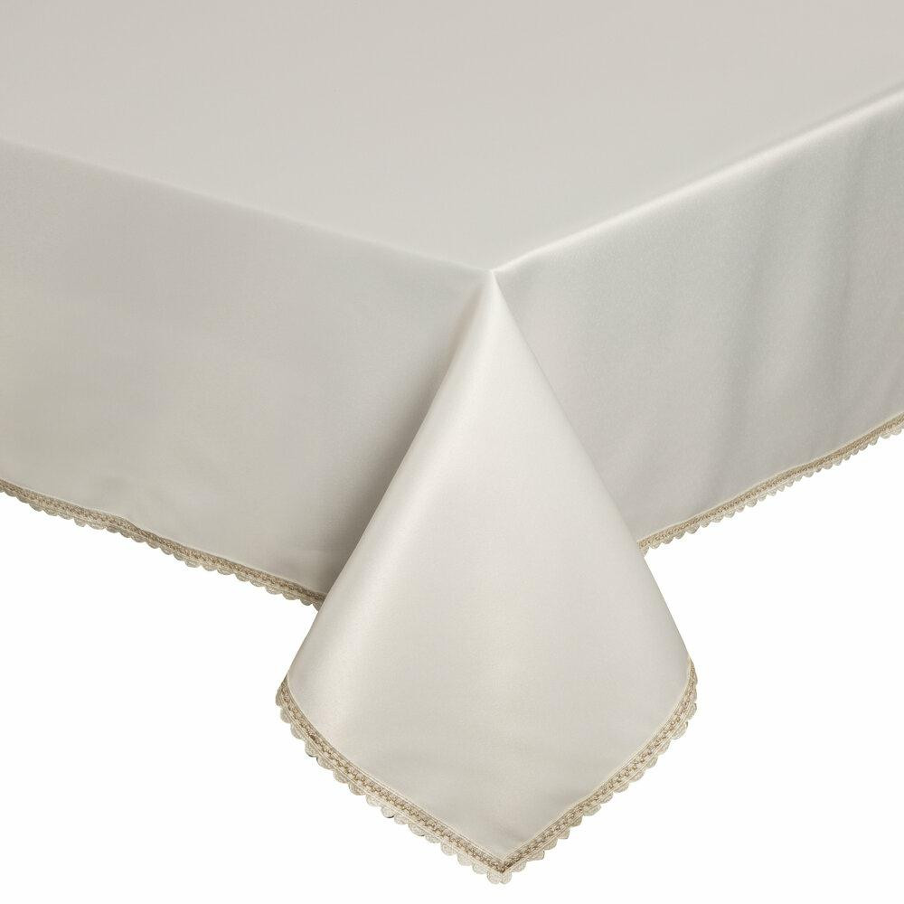Obrus LACE kremowy 140x220 cm haftowany ozdobny