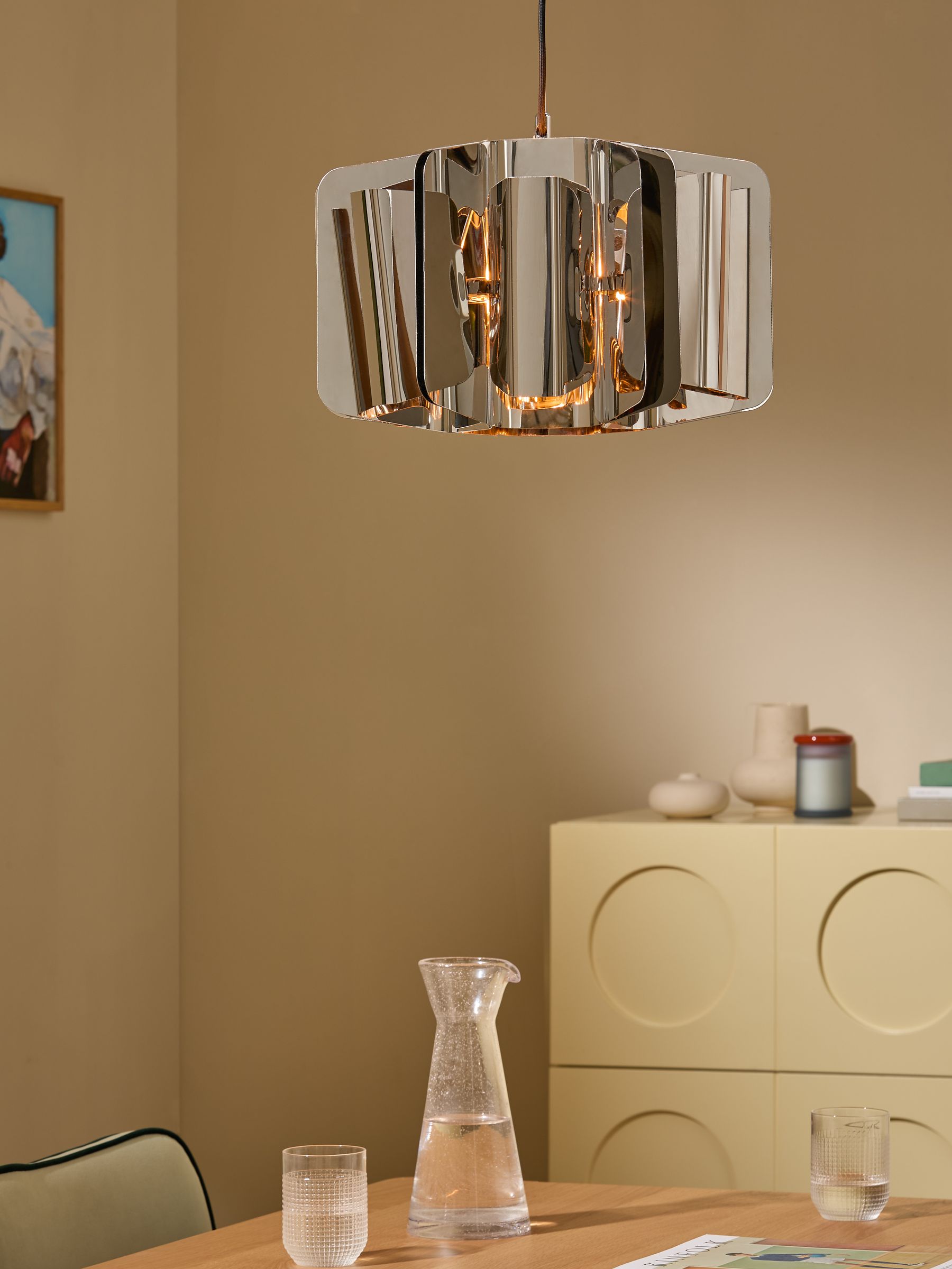 Draper Pendant Light in Silver