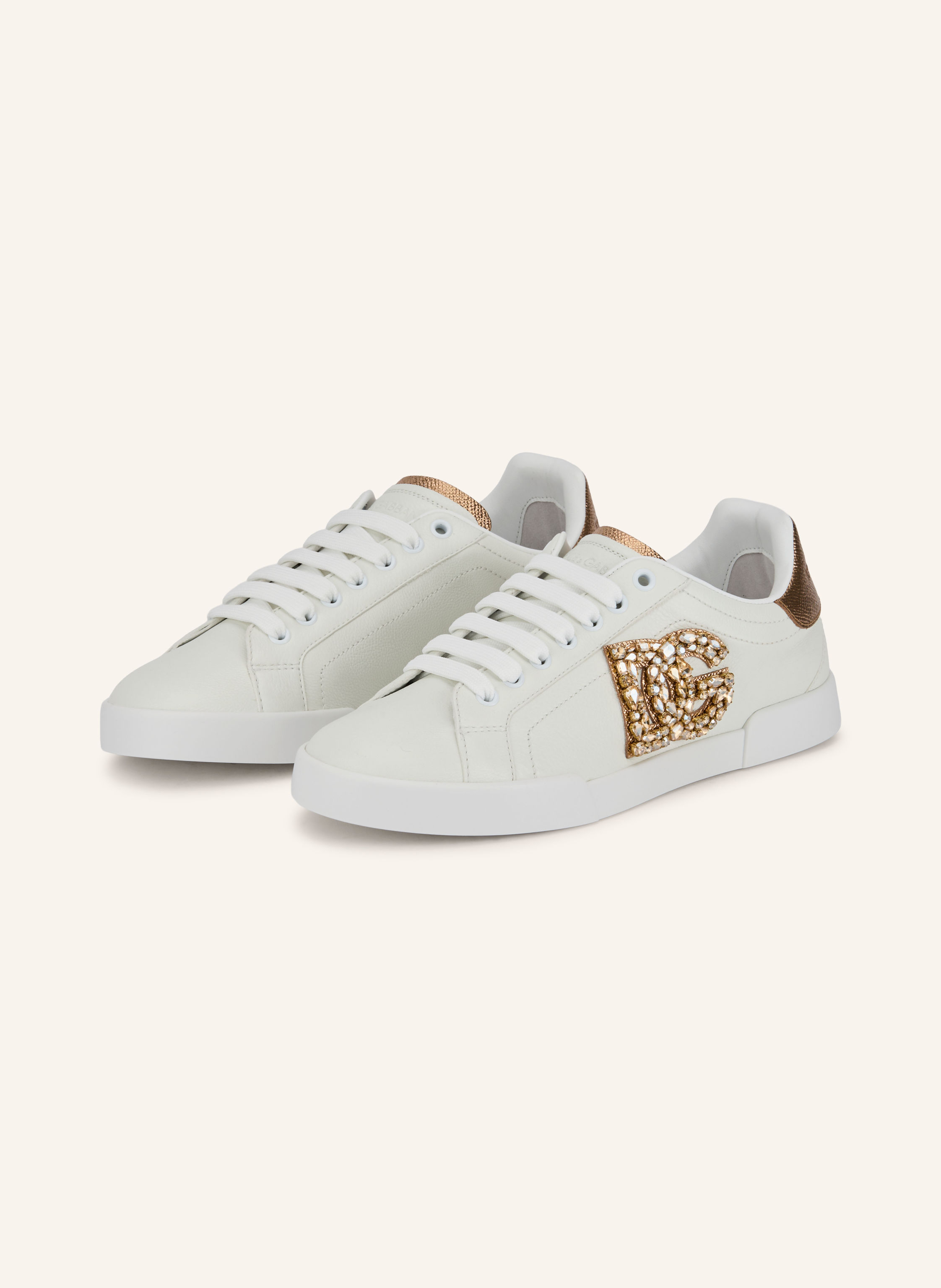 DOLCE & GABBANA Sneaker mit Schmucksteinen
