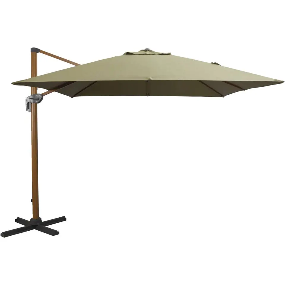 Zweefparasol Nancy - groen - 300x300 cm