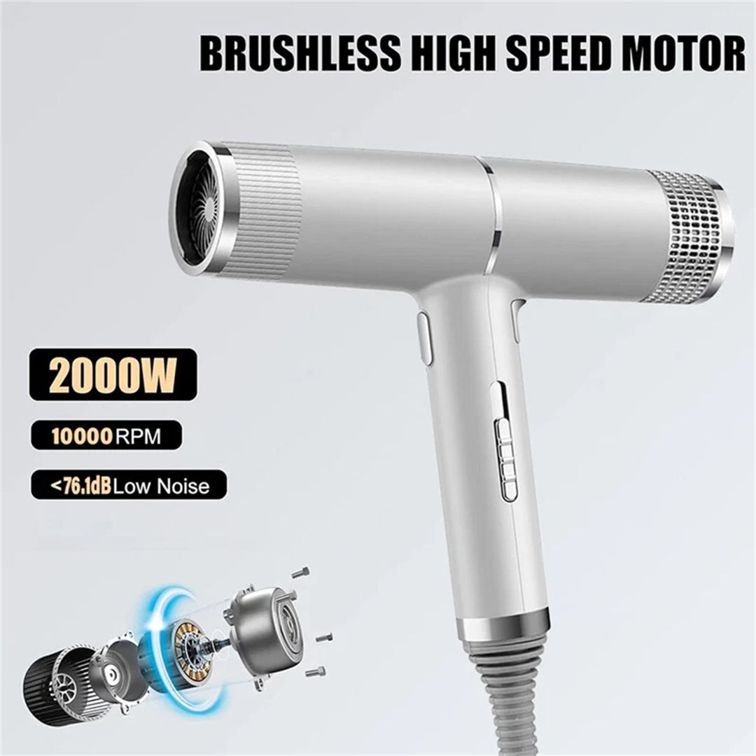 Nordara 2000W Professional Ionic Hair Dryer Fast Drying Hairdryer