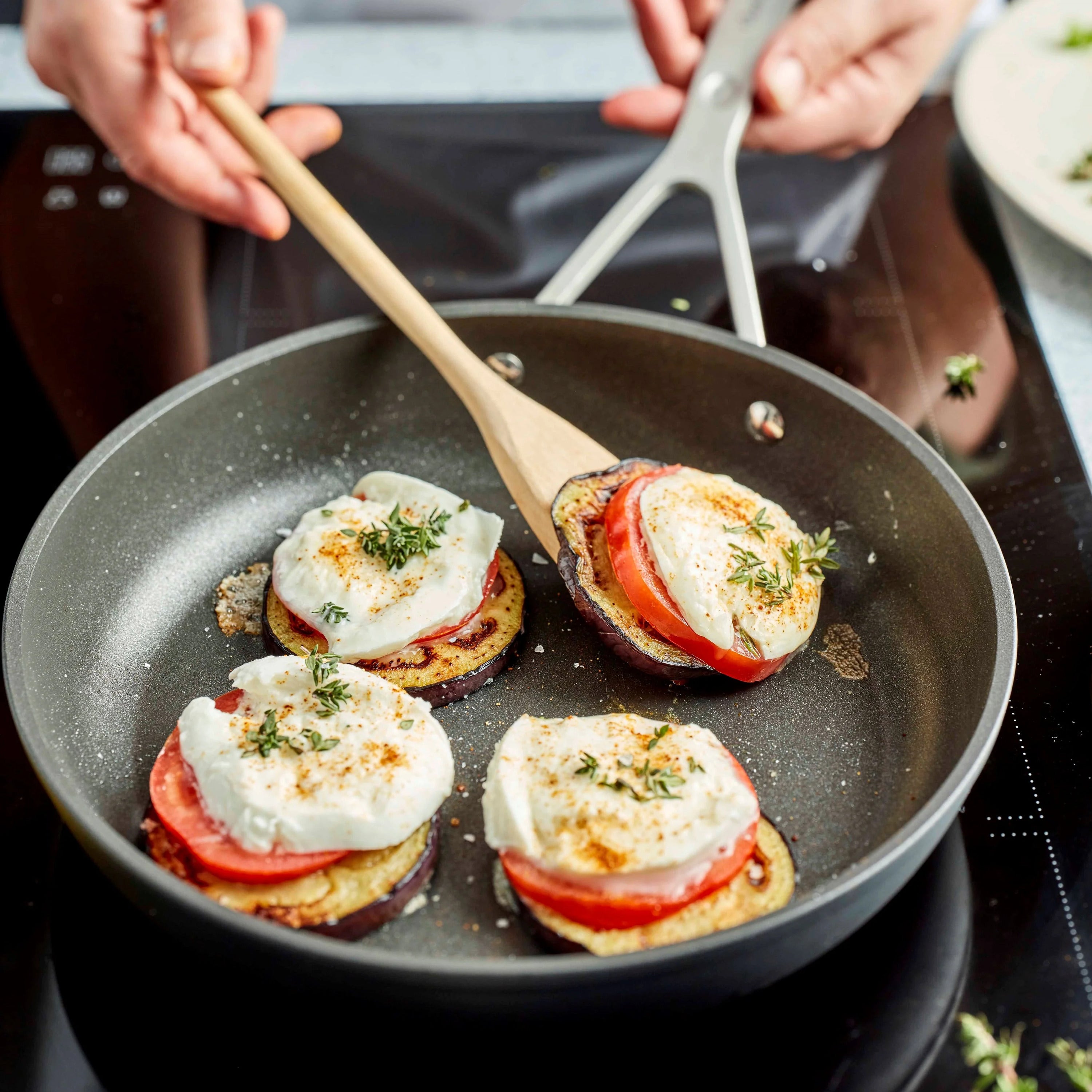 Demeyere Industry 3 Duraslide Koekenpannenset - Aluminium - Ø 24 + Ø 2