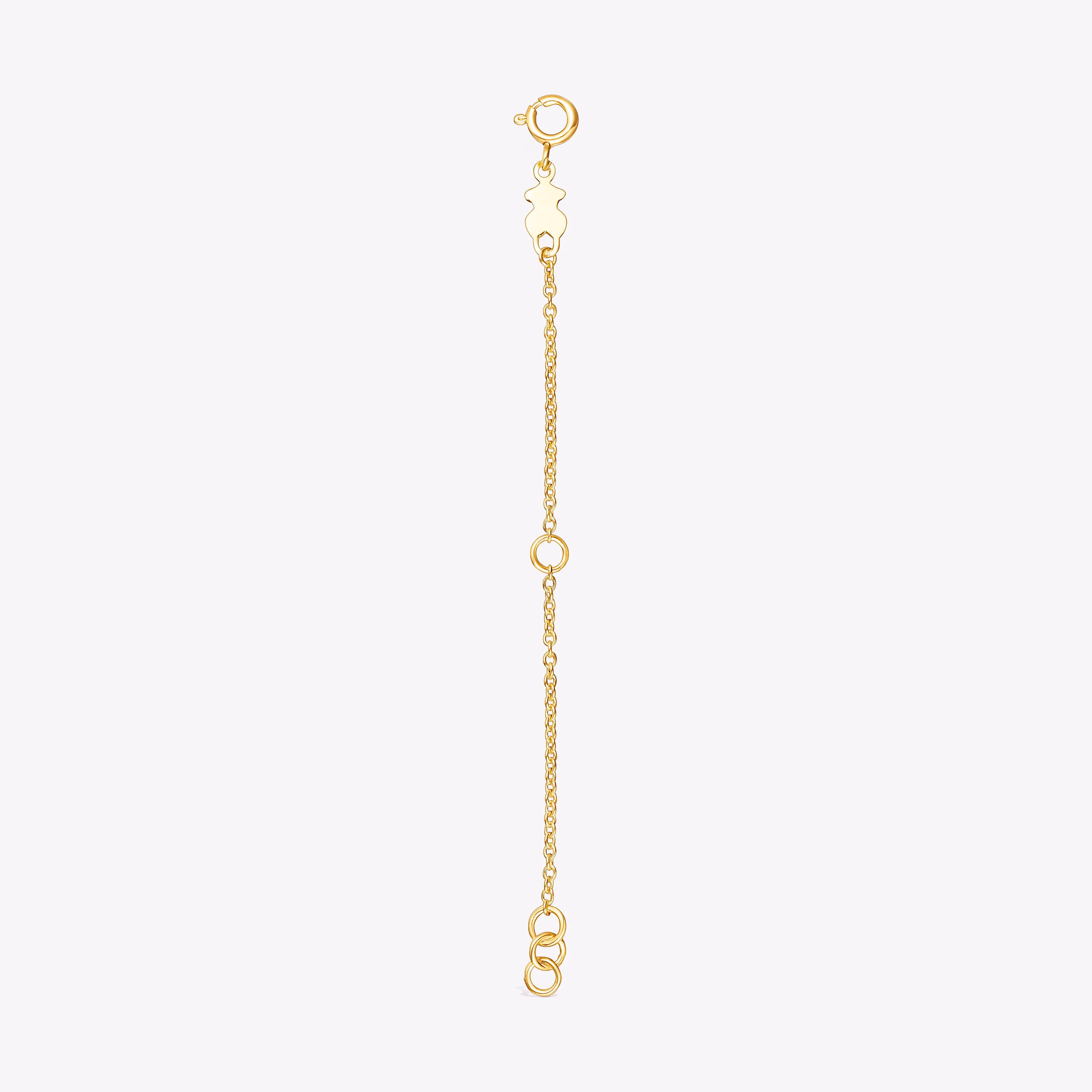 Alargador de collar con baño de oro 18 kt sobre plata TOUS Basics