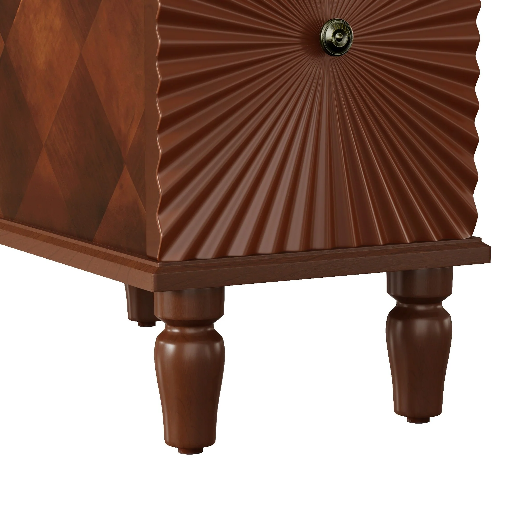 2 Drawer Modern Sofa Side Table, Narrow Side Table, Slim Nightstand