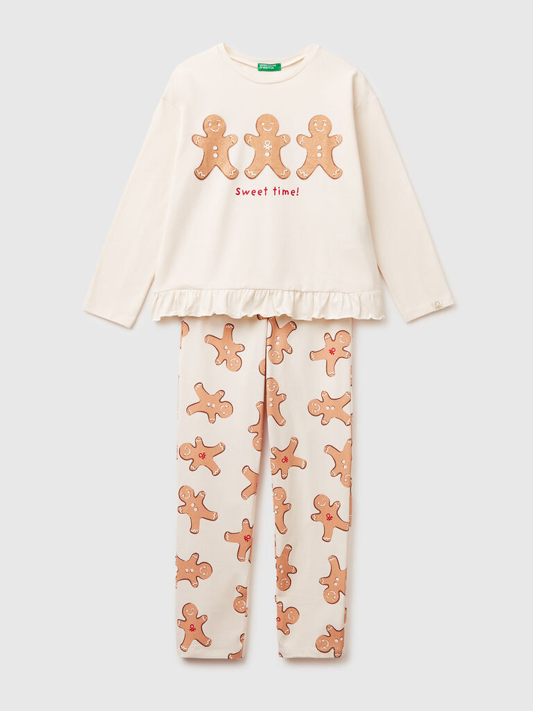 Christmas pyjamas in warm stretch cotton