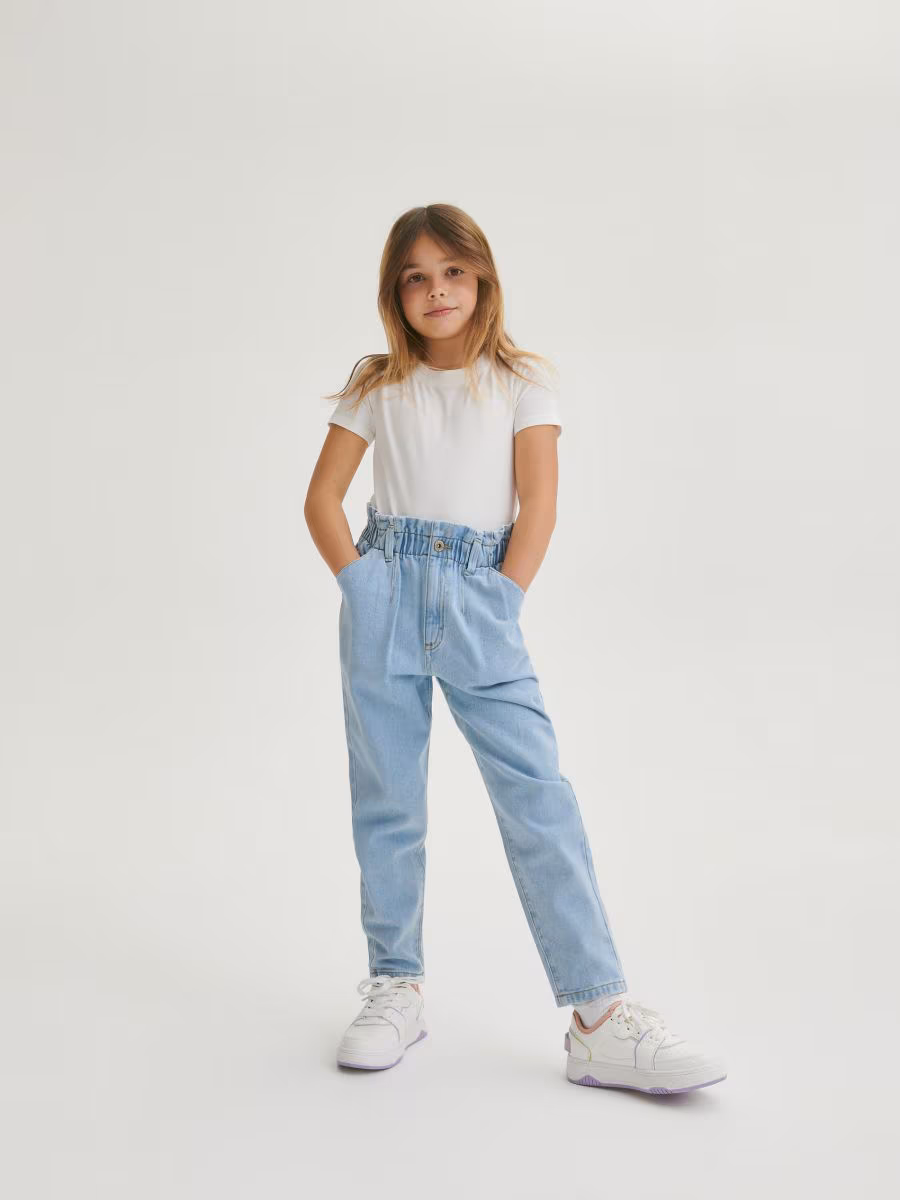 Classic Denim Baggy Trousers