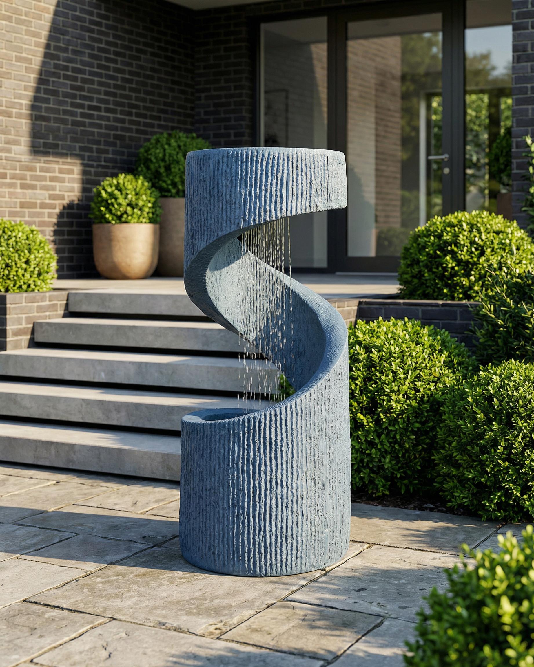 Garden Water Feature LED WINX Grey