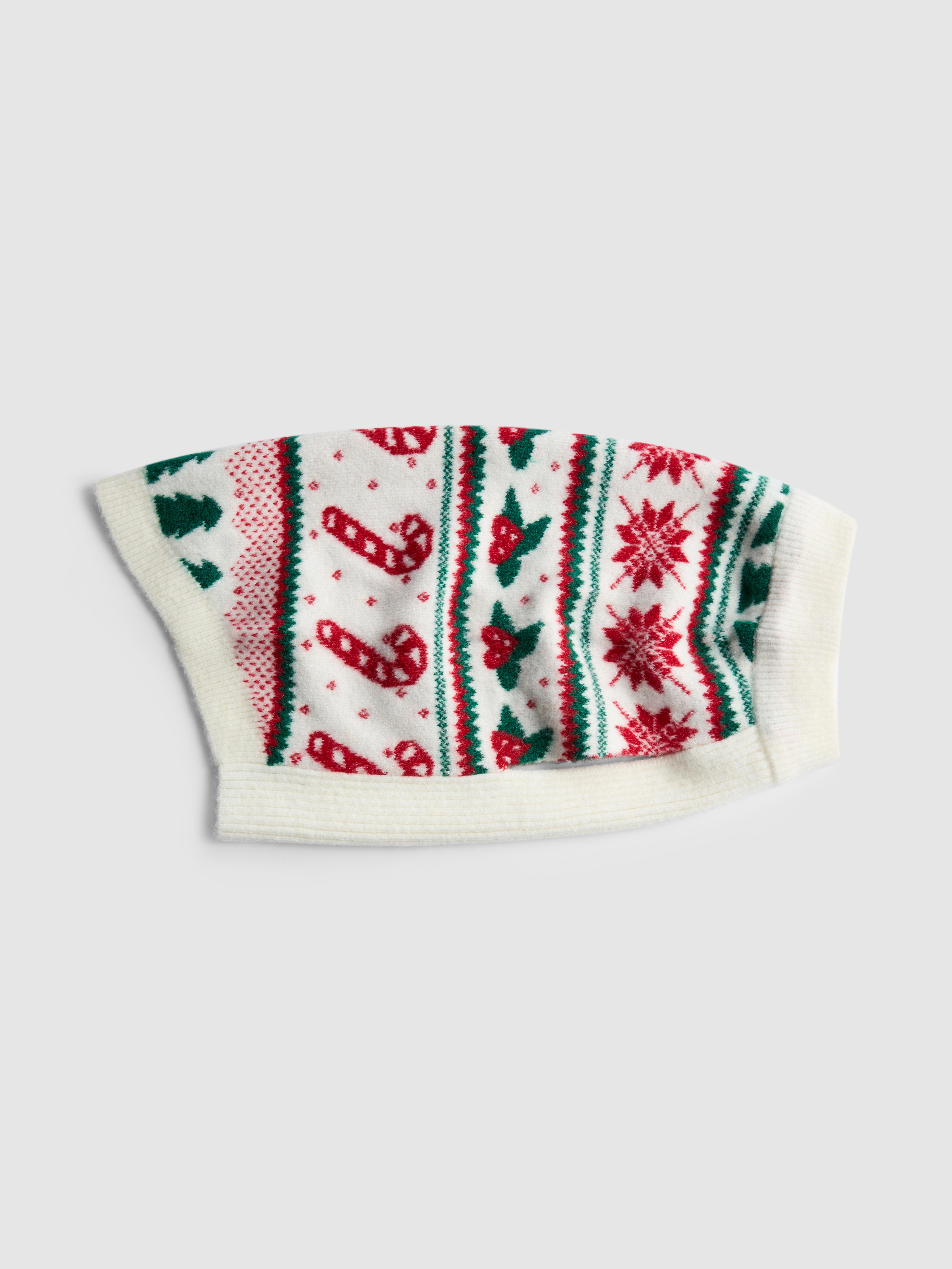 Pet Candy Cane Fair Isle Family Christmas Sweater