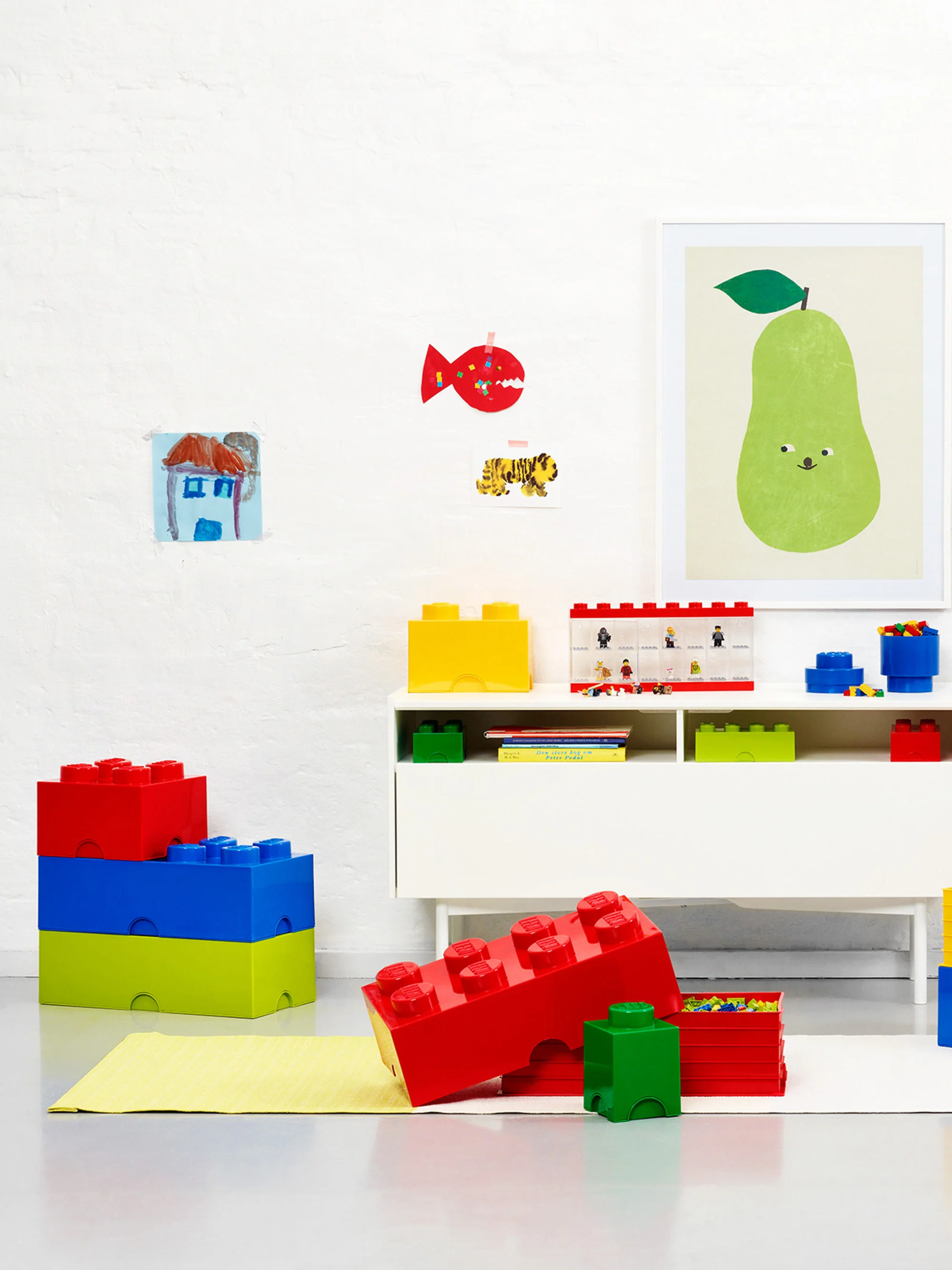 Kinder-LEGO?-Aufbewahrungsbox Brick mit 8 Noppen
