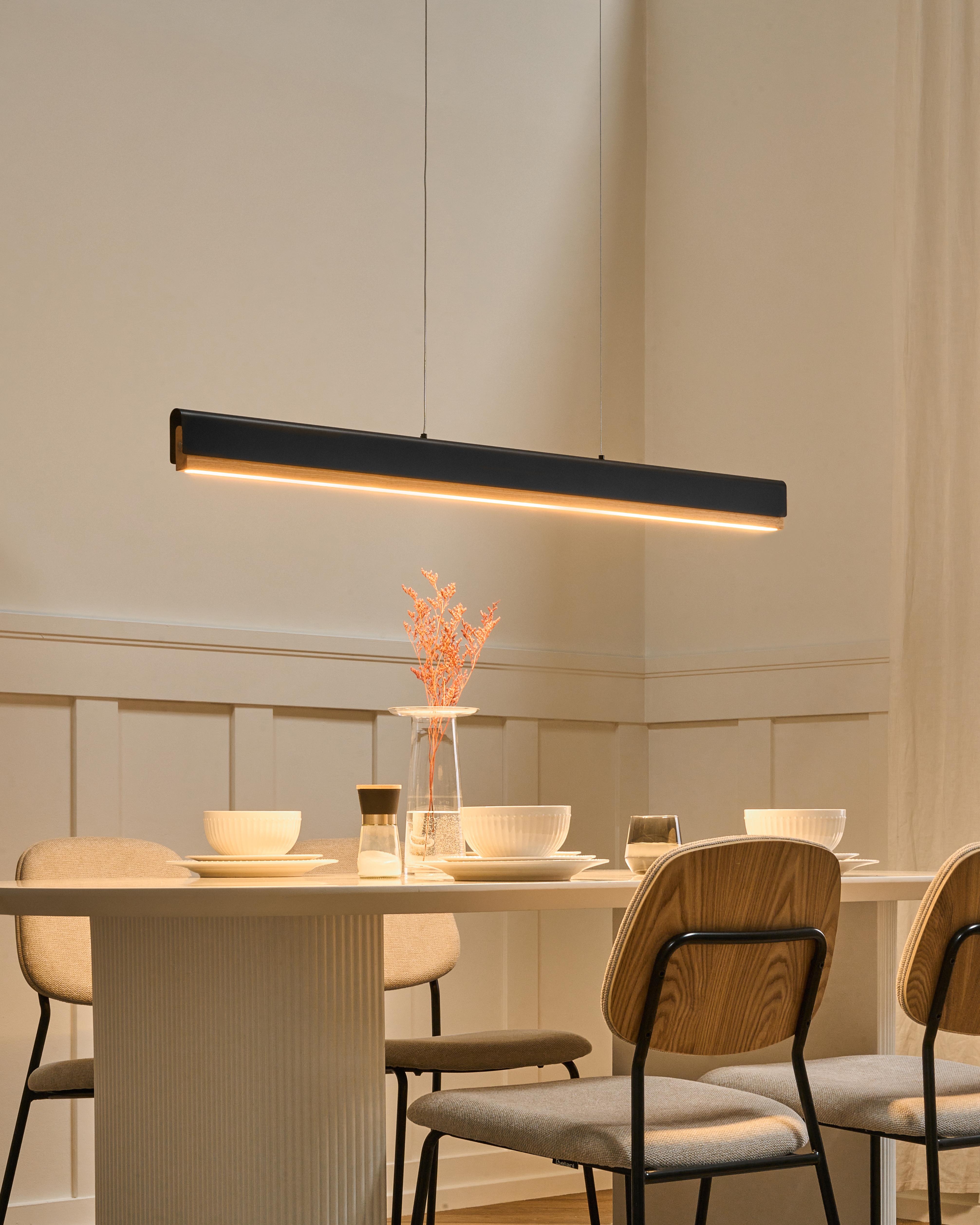 LED Pendant Lamp MARA Metal Black