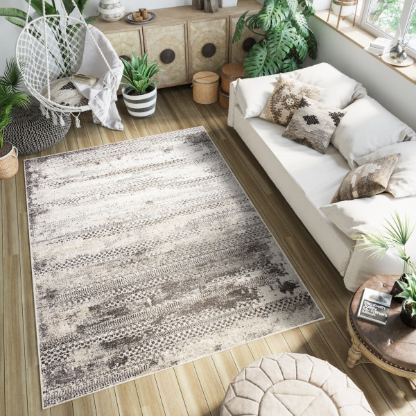 Dywan Chemex Petra Nowoczesny 3003 1 244 Beżowy 120x170