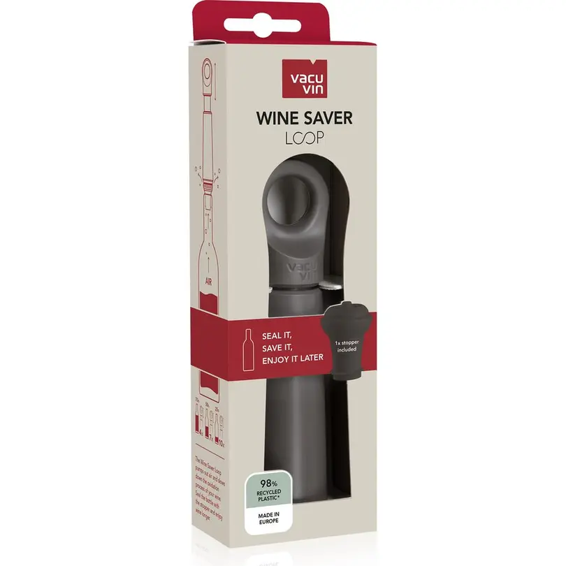 Weinverschluss 2-teilig Wine Saver Loop