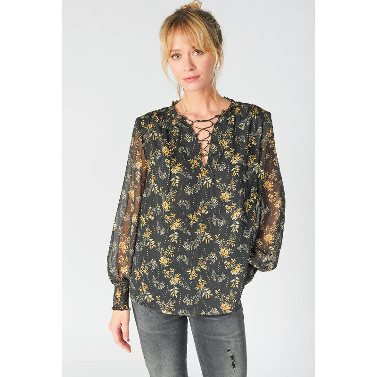 Blouse fleurie