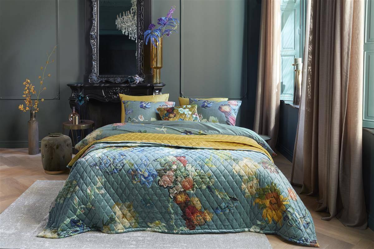 Bedsprei Partout des Fleurs velvet