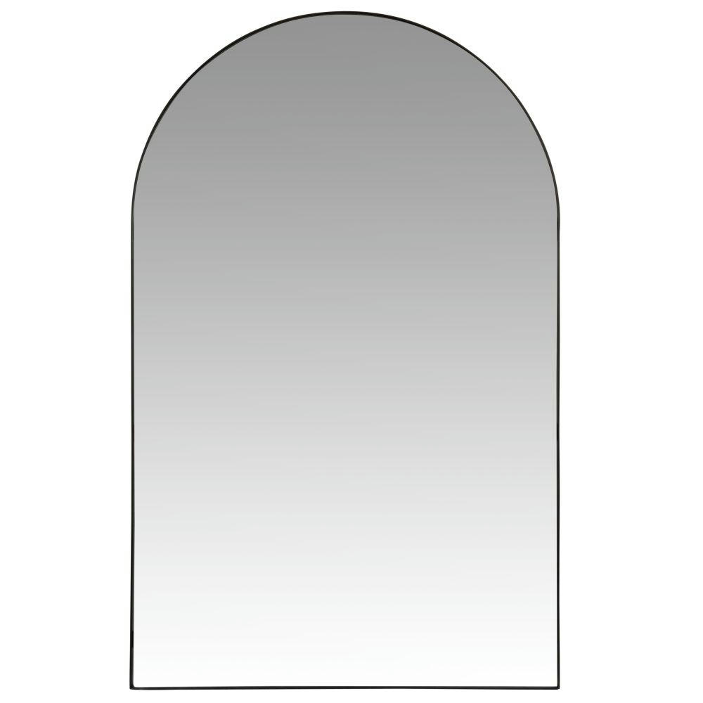 MASSA - Miroir arche en métal noir 50x80
