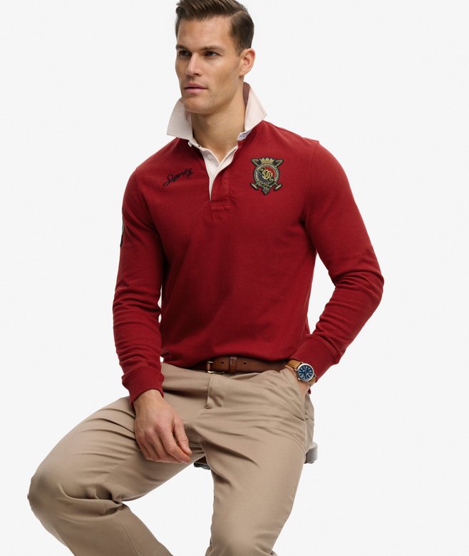 Double Emblem Rugby Top