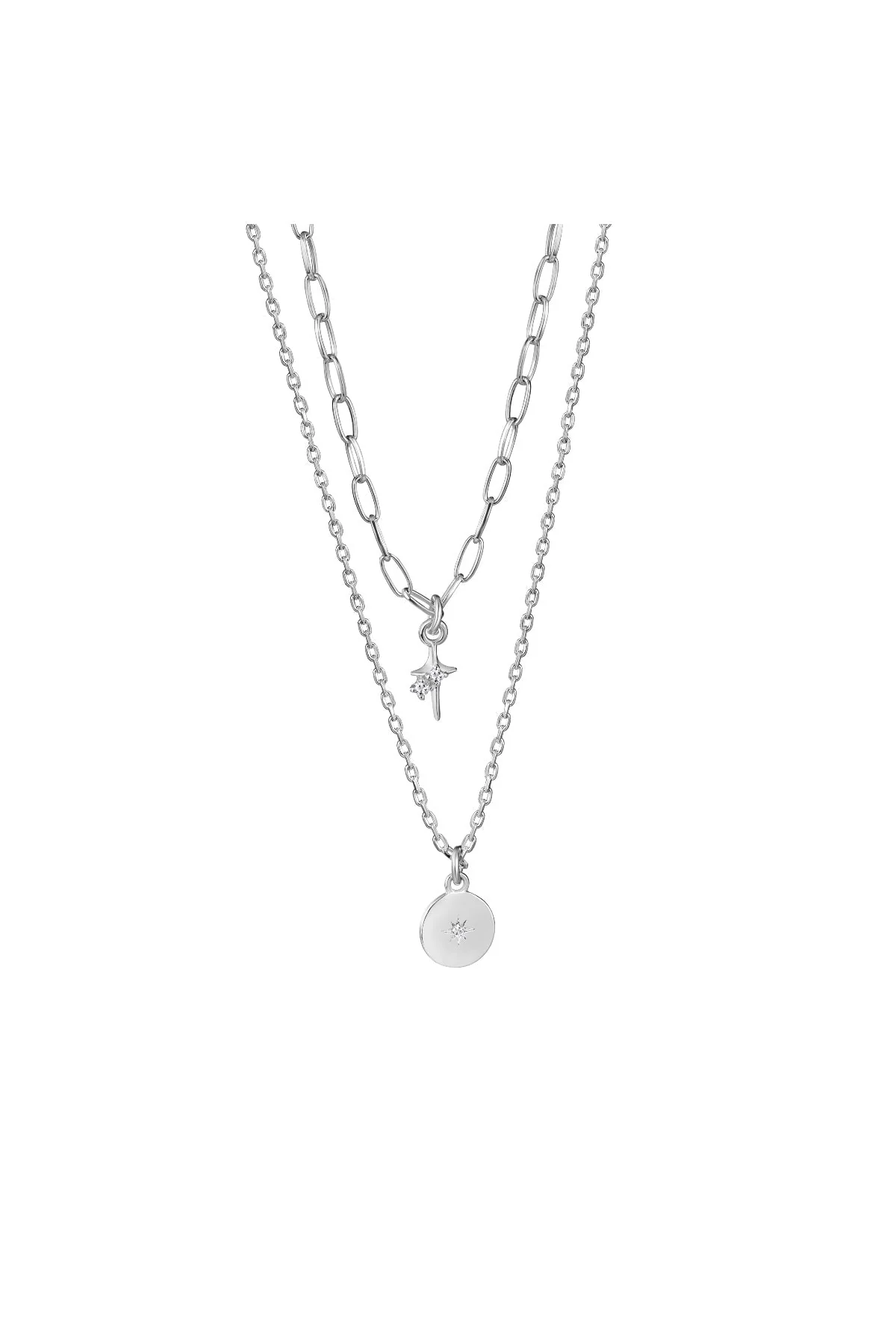 Star Double Chain Pendant