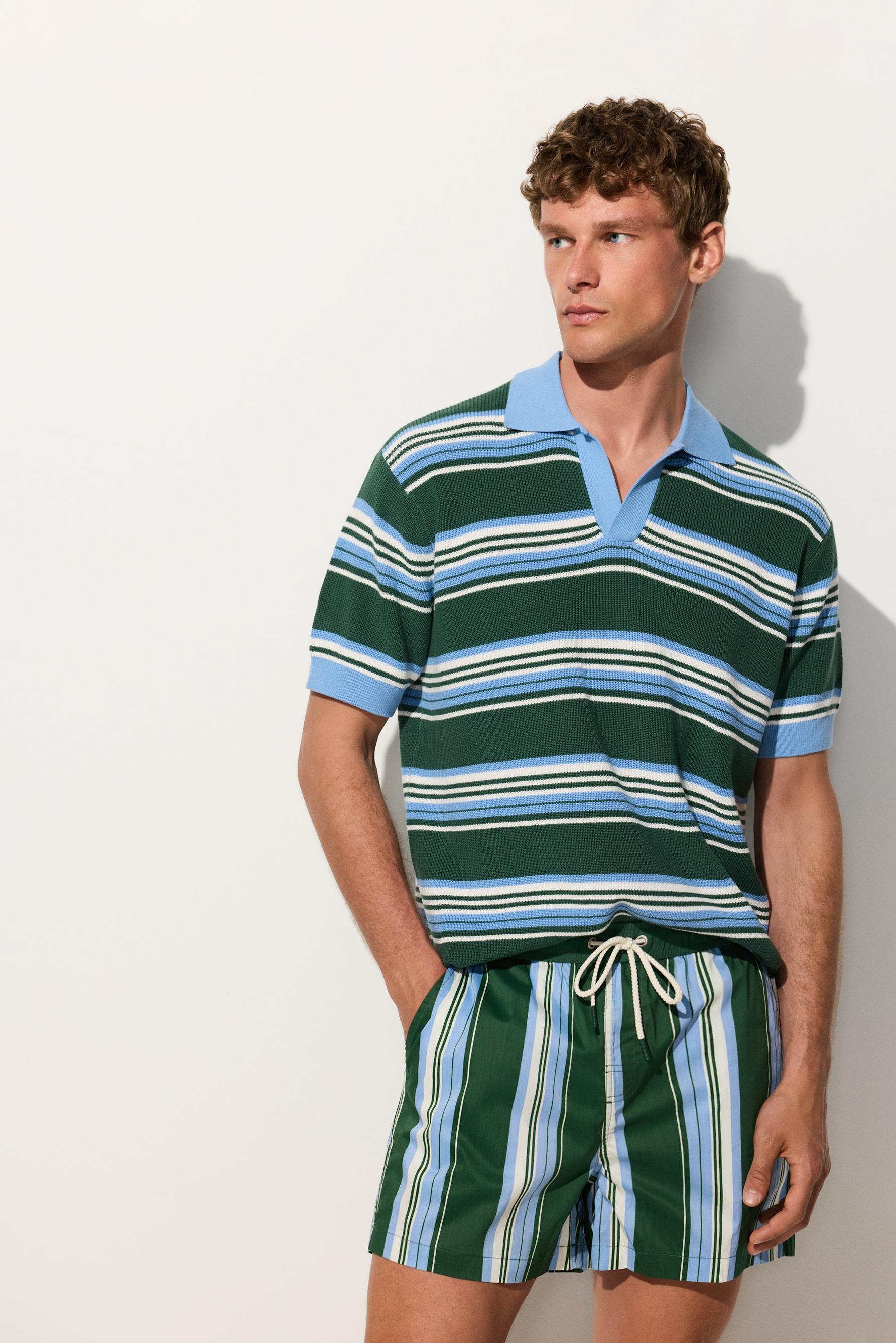 Hombre | Polo rayas verdes
