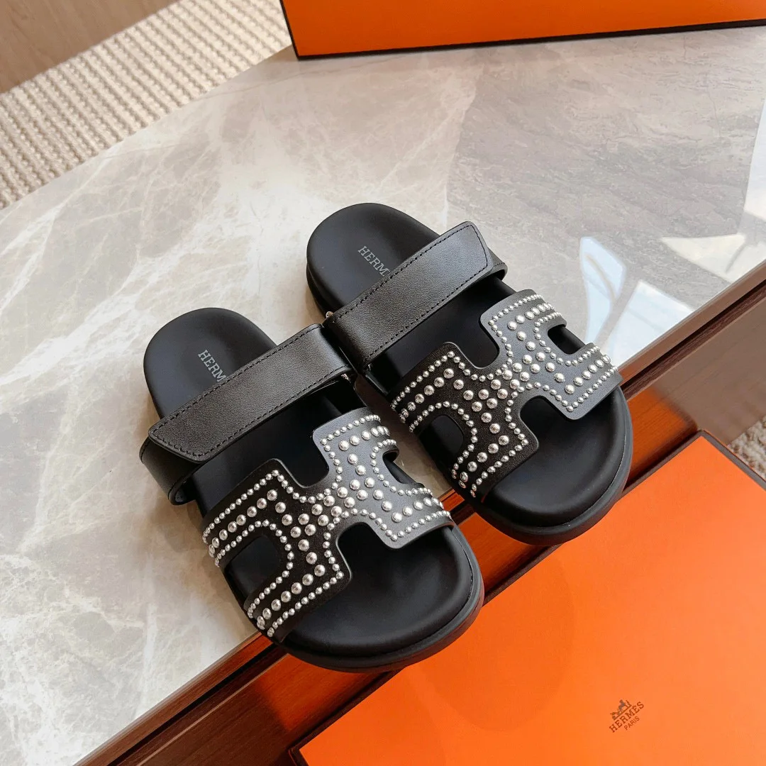 Hermes Chypre  Slide Sandals