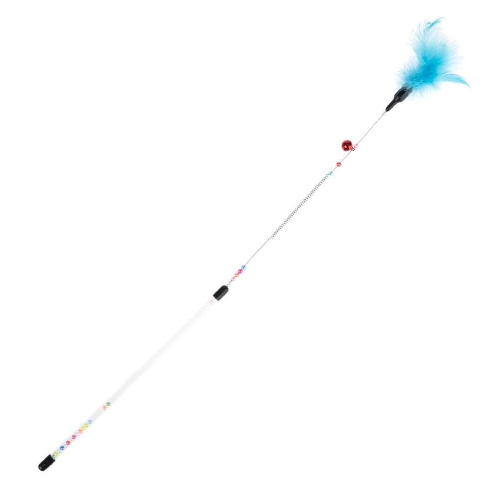 TIAKI Blue Cat Fishing Rod with Feathers