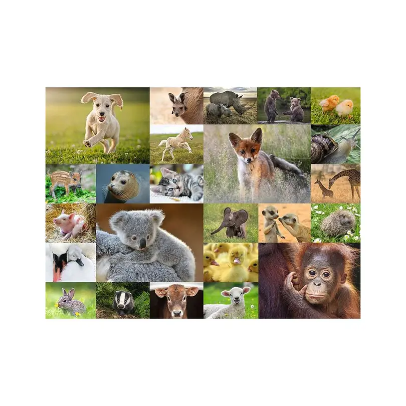 Puzzle 200-teilig Süsse Tierbabys