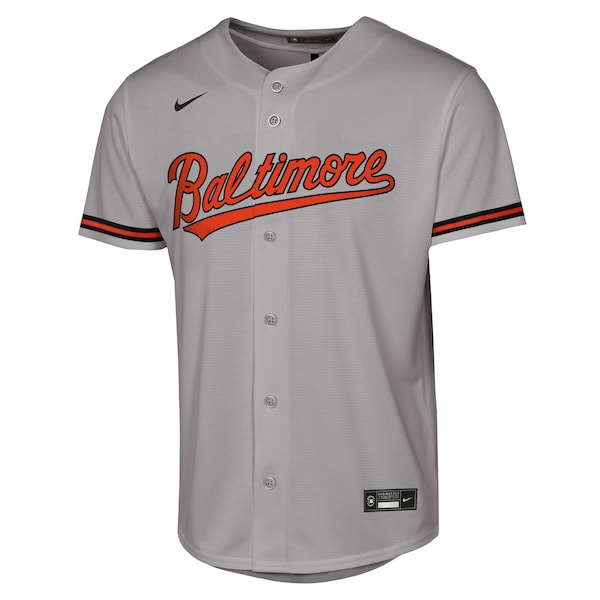 Adley Rutschman Baltimore Orioles Nike Youth Road Replica Jersey - Gray