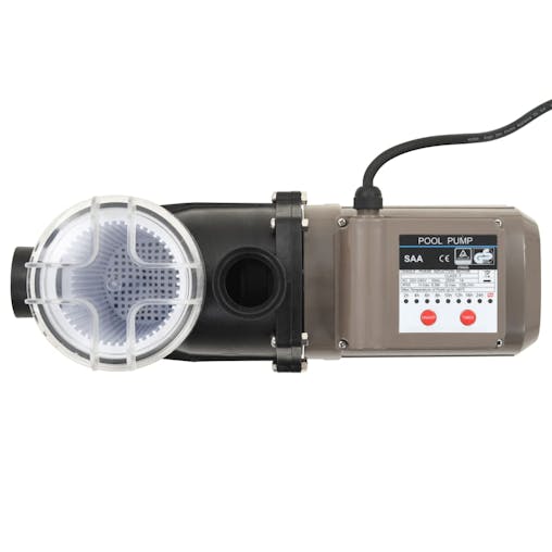 NNEVL Pool Pump with Timer Black 0.25 HP 8000 L/h