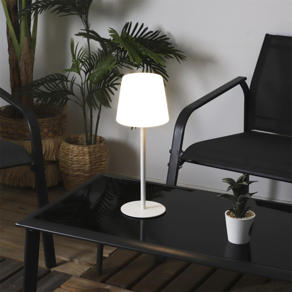 LAMPA STOŁOWA USB biała 3 poziomy jasności elegancka