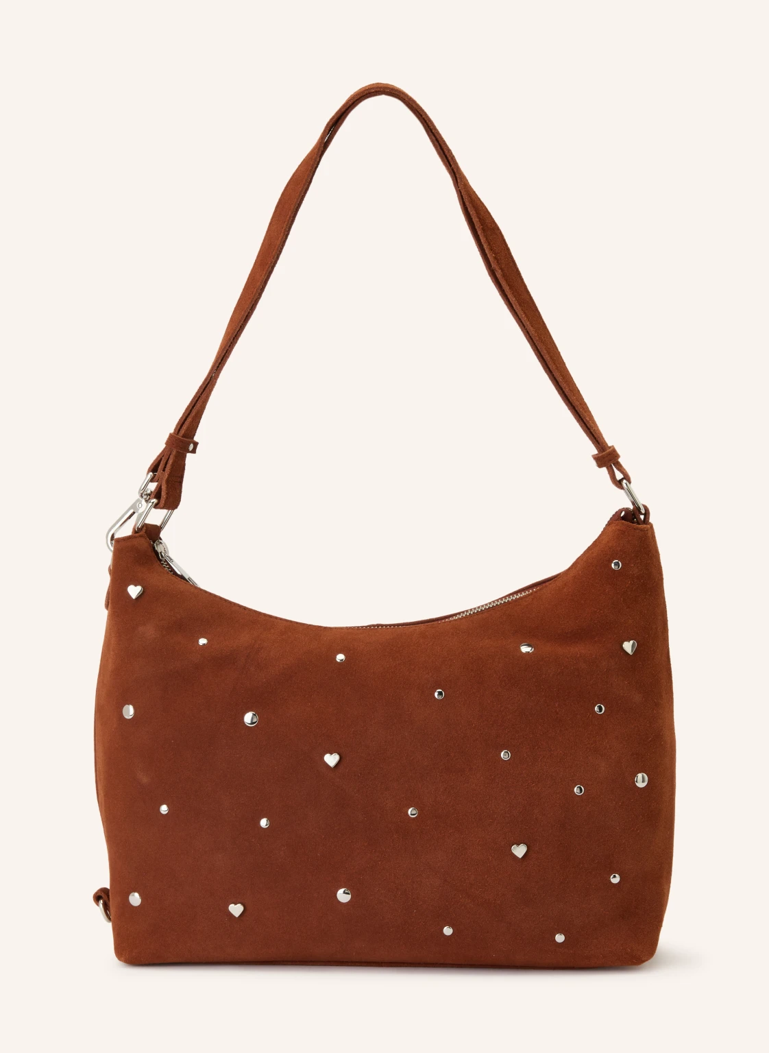 NÚNOO Schultertasche RIO SWEETHEART mit Nieten