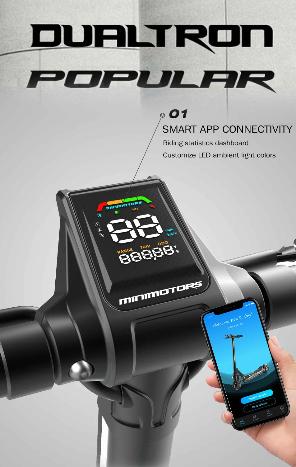 DUALTRON POP SINGLE MOTOR 52V 25Ah