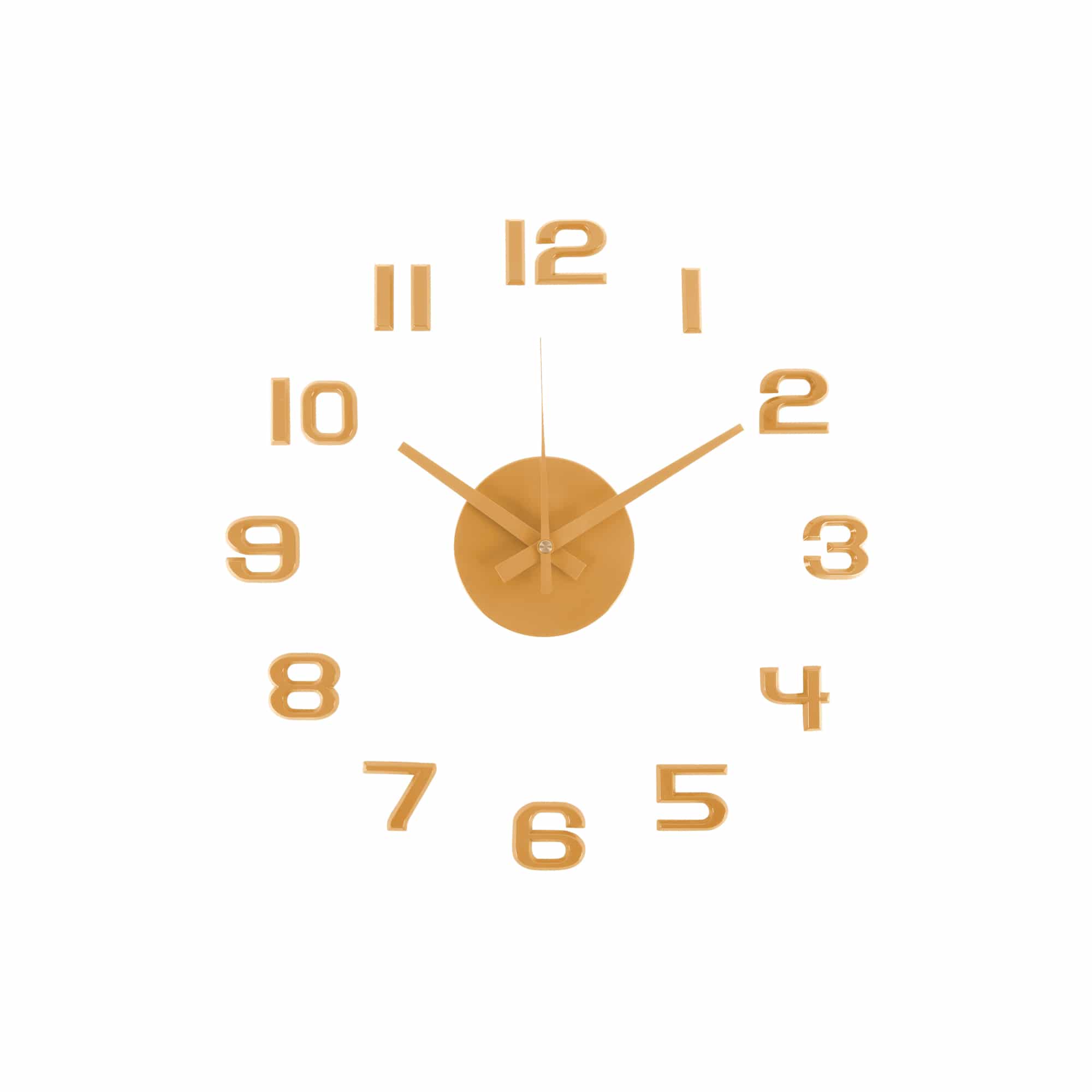 Karlsson wandklok DIY Sunset Numbers - geel - Ø35cm
