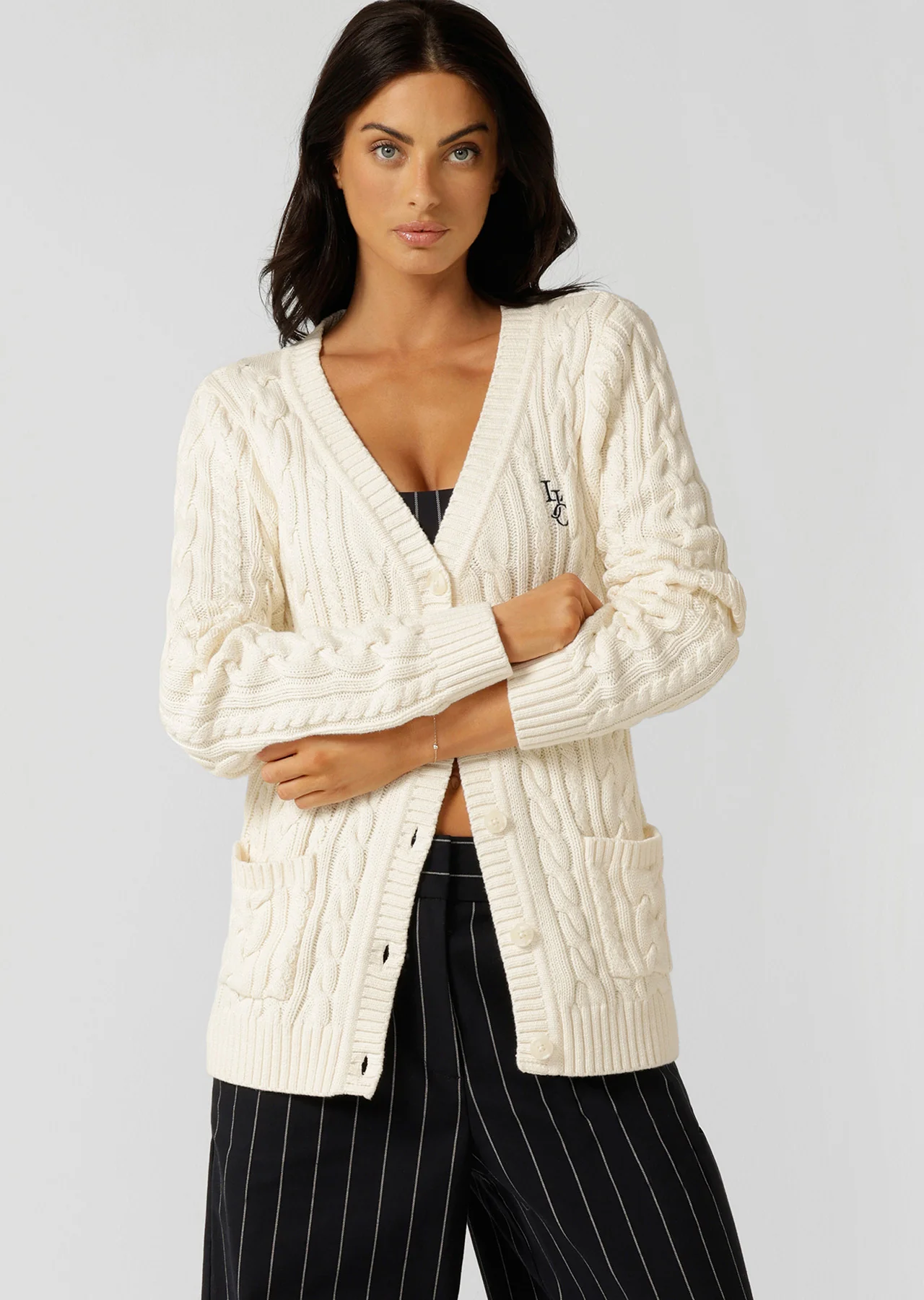 Iconic Cable Knit Cardigan