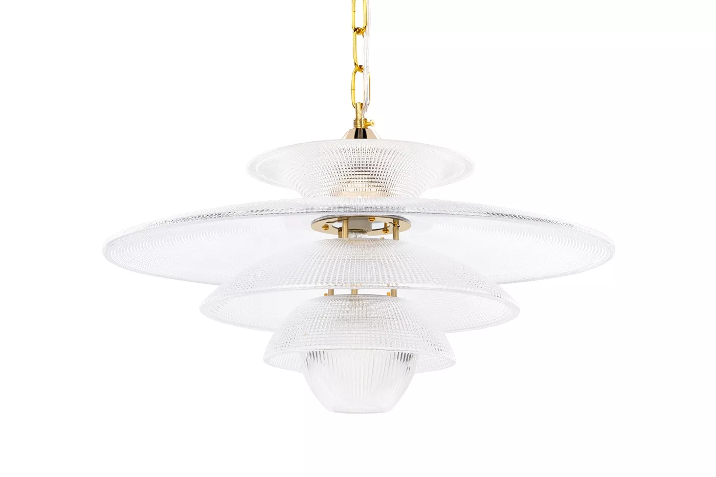 Lampa Wisząca Szklana ZOLTAR Glamour Modern Classic Talerzowa