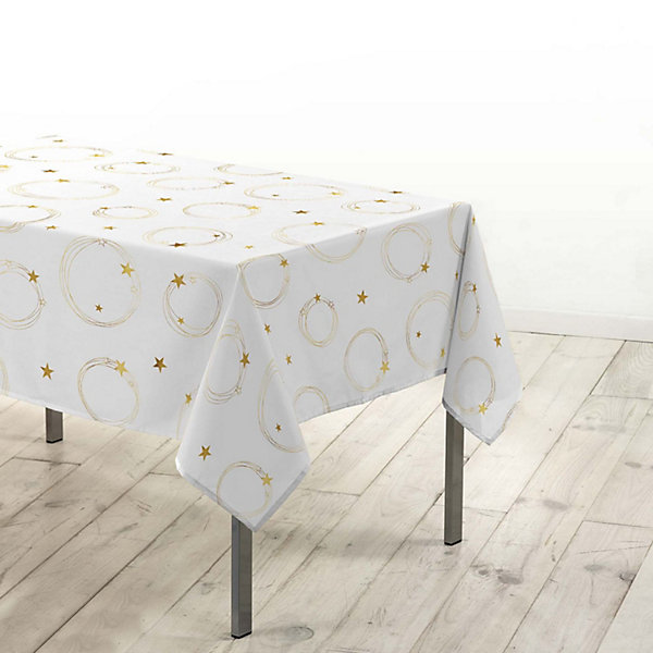 Nappe rectangulaire antitache et infroissable Etoiles scintillantes