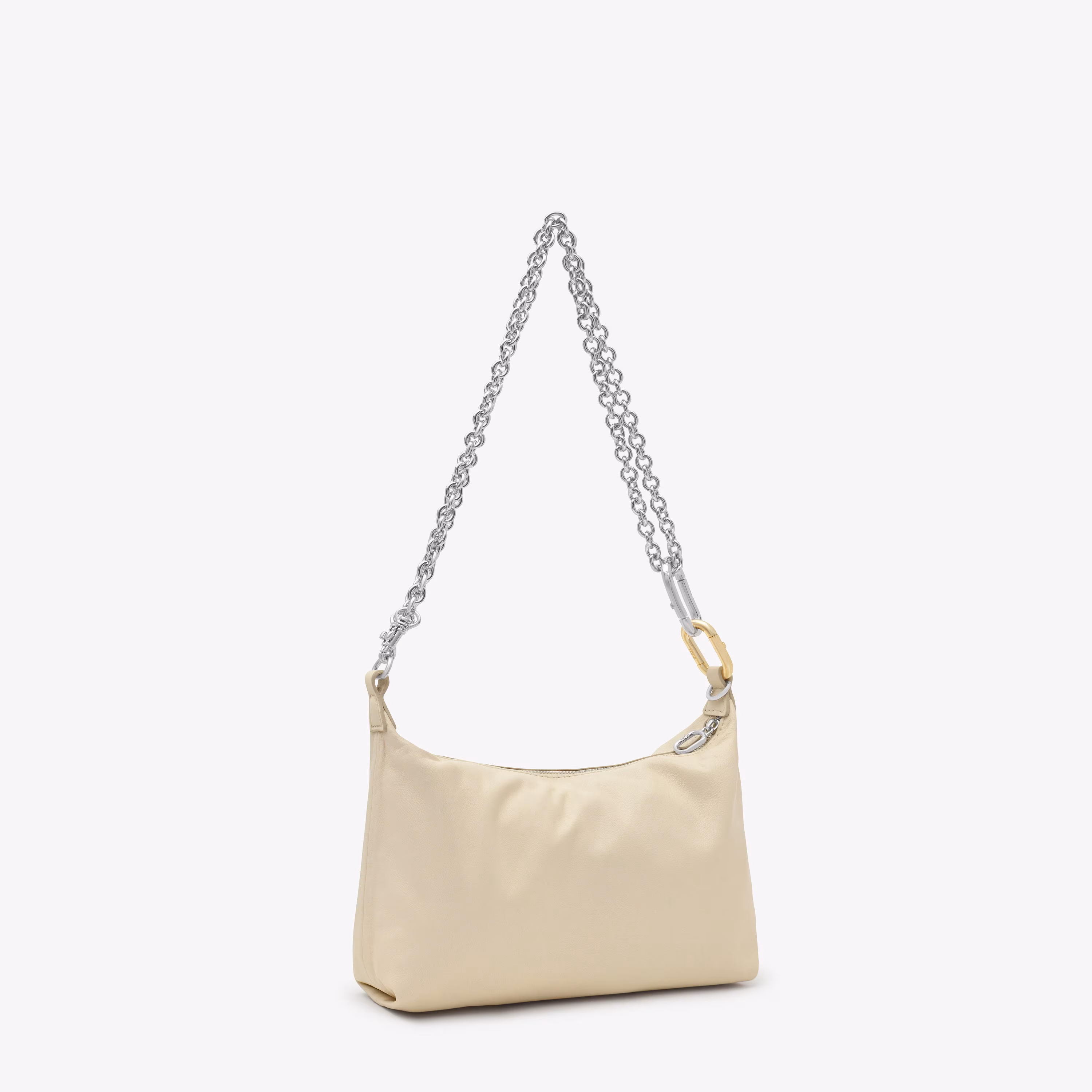 Mini bandolera de piel beige TOUS Hold