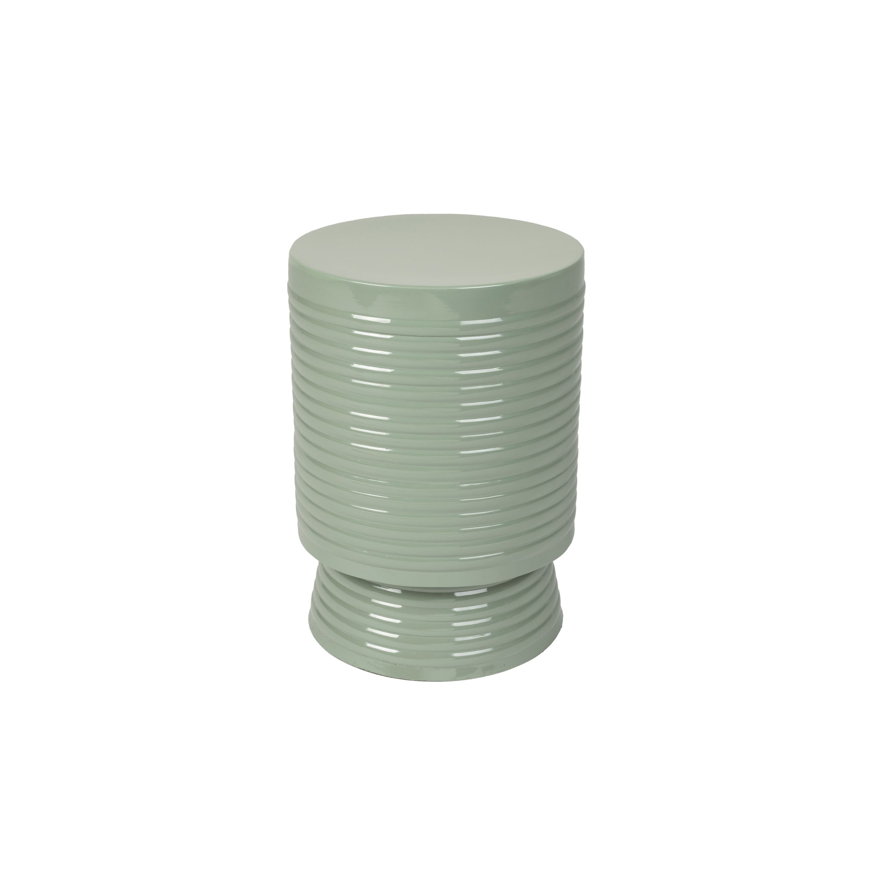 Housecraft Living Sven Bijzettafel Rond Metaal 25x25 (S) cm Groen
