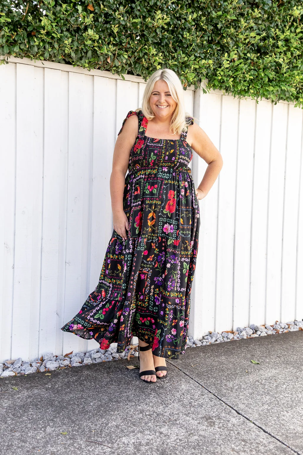 Allegra Maxi Dress in Sweet Bee