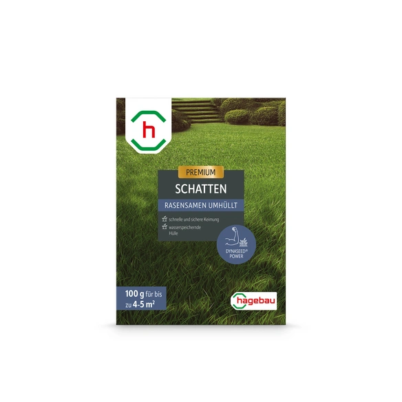 Rasen, Rasensamen Schattenrasen umhüllt 0,1Kg für 4-5 m2 (DS Power 30)