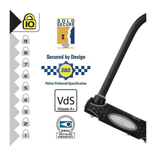 Master Lock Cadenas en U avec manille en acier 11 cm 8195EURDPRO