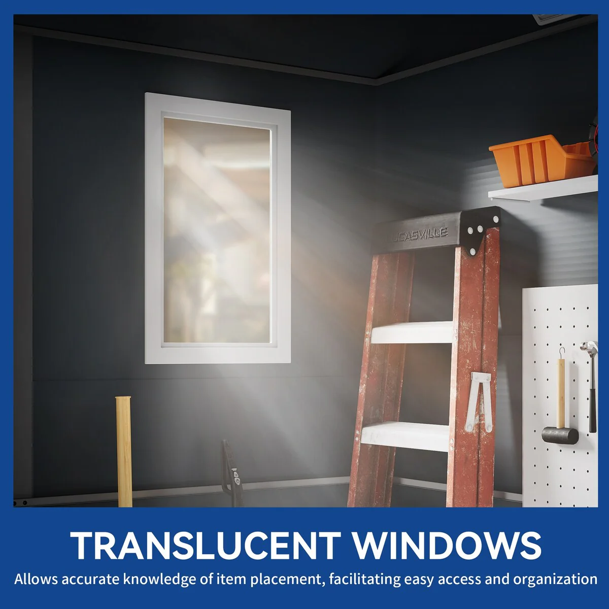 Moasis Outdoor Resin Storage Shed