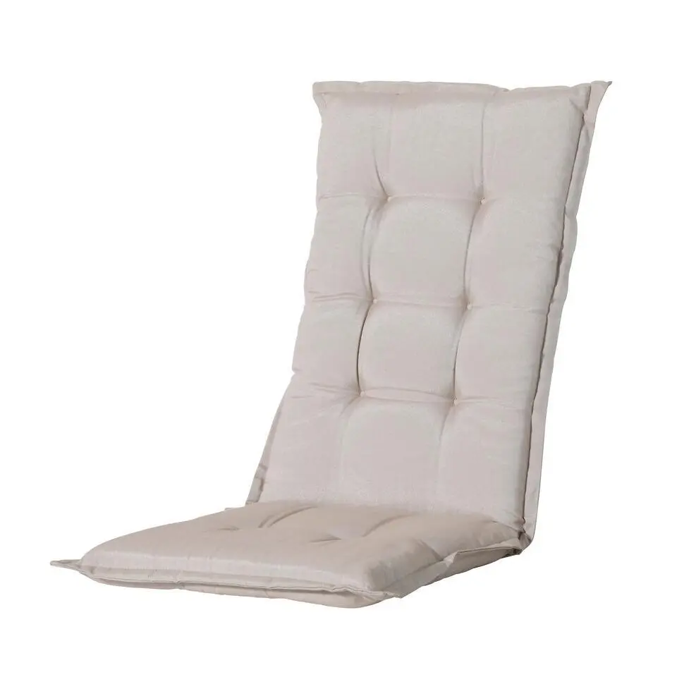 Madison - Tuinstoelkussen Lage Rug Panama linnen - Ca. 105x50 cm - Set van 4