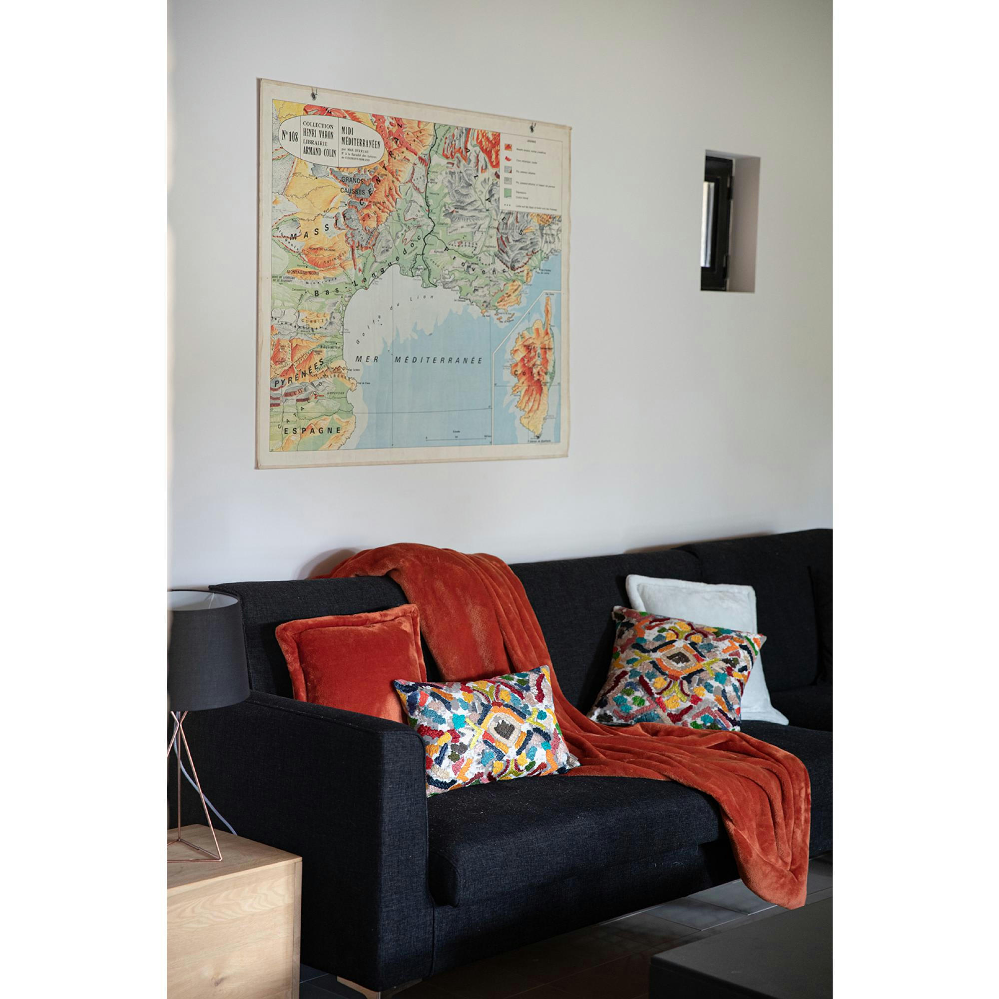 TENDER - Coussin  en polyester marmelade 50 x 50