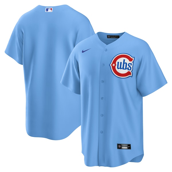 Chicago Cubs Nike 2nd Alternate Replica 2.0 Jersey - Light Blue