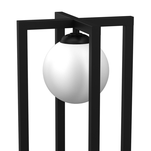 Lampa stołowaczarna Diego 1xE14x40W wys:40cm Milagro